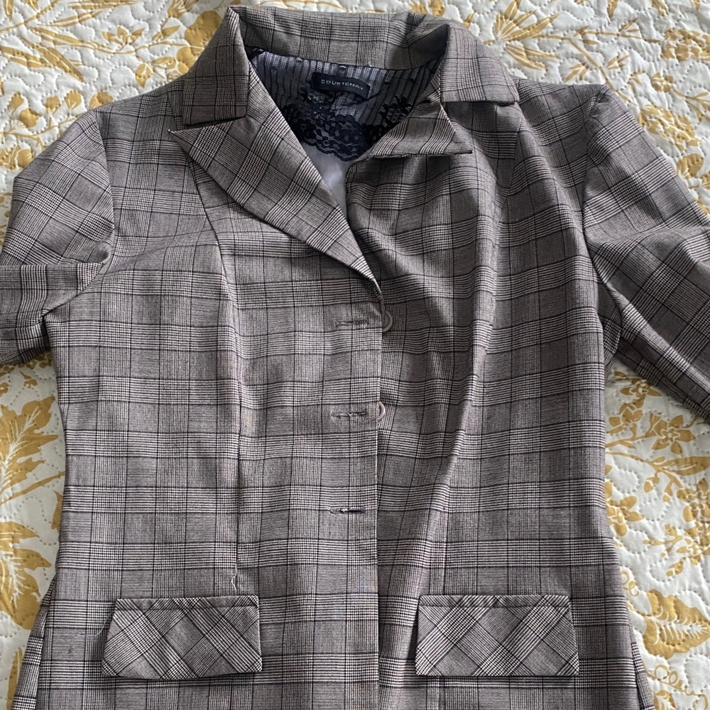 Courtenay Checkered Women's Blazer